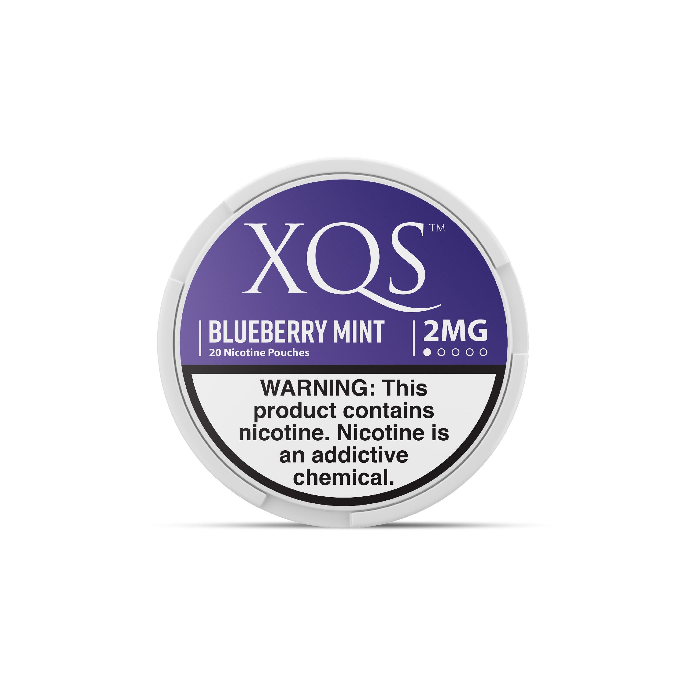 XQS NICOTINE POUCHES BLUEBERRY MINT