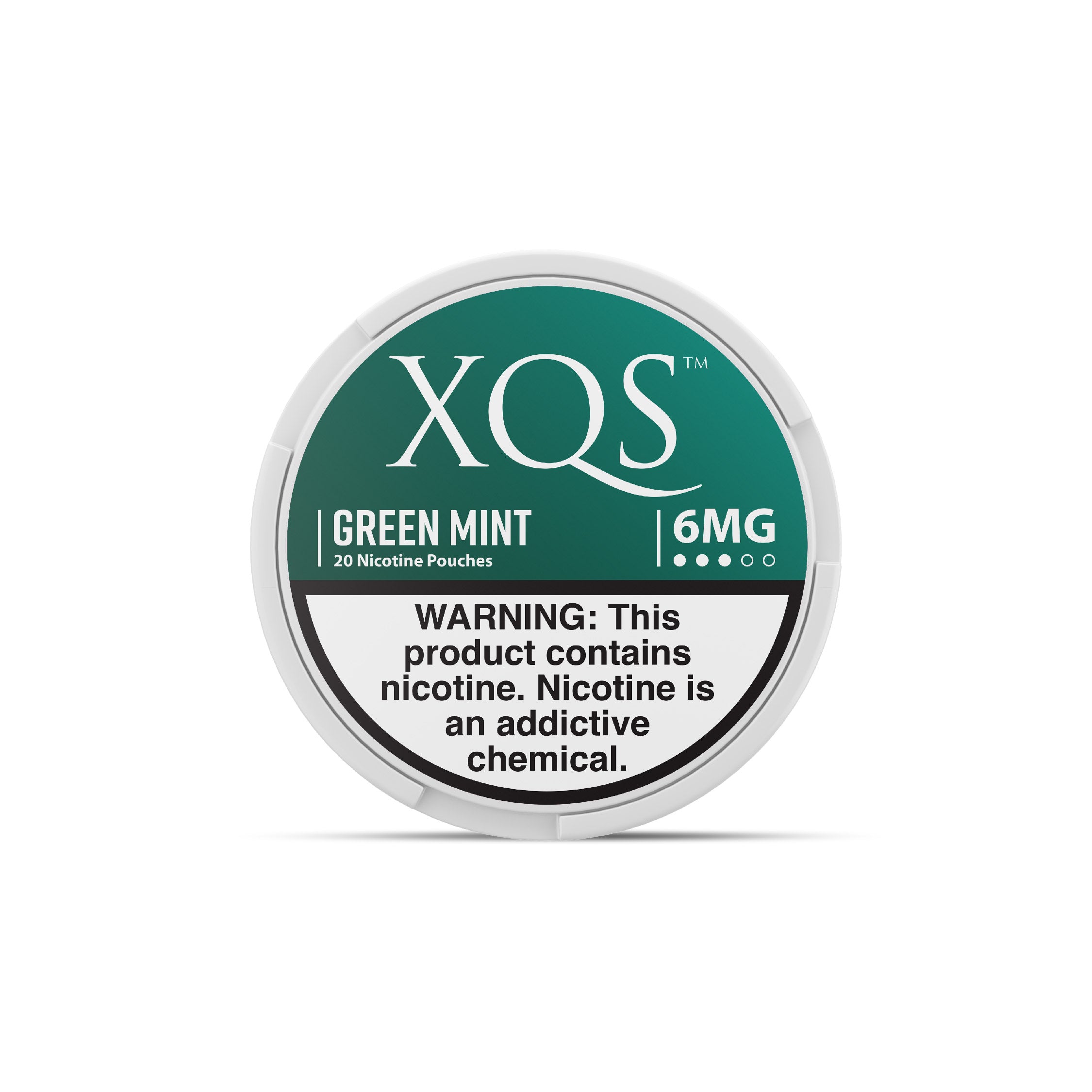 XQS NICOTINE POUCHES GREEN MINT